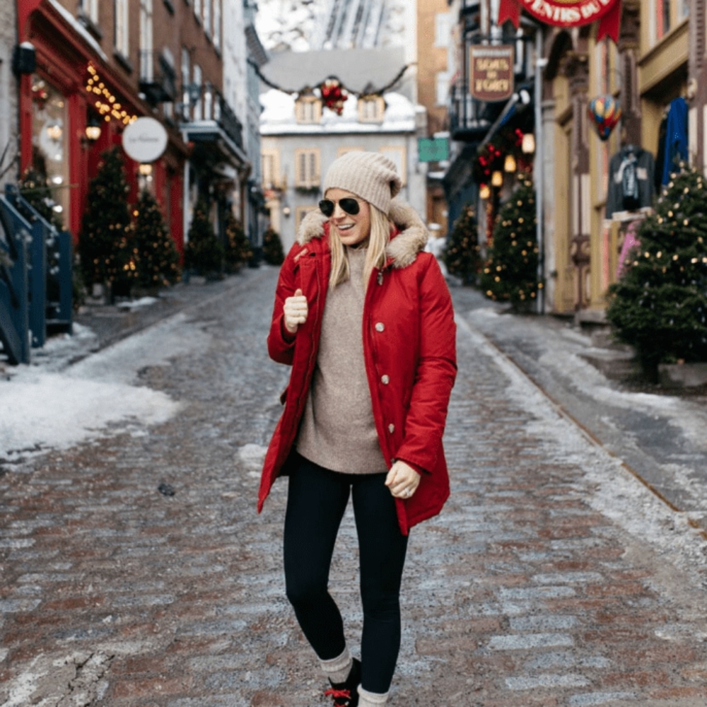 Rare Woolrich Fur Trim Arctic Parka| Vintage Red